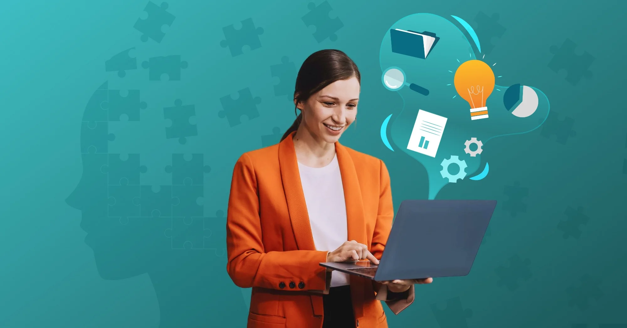 Intelligence versus knowledge comparison showing reasoning, learning and acquired information