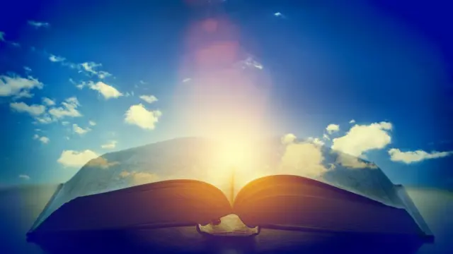 IQ bell curve beside symbols representing religious belief and measurement uncertainty