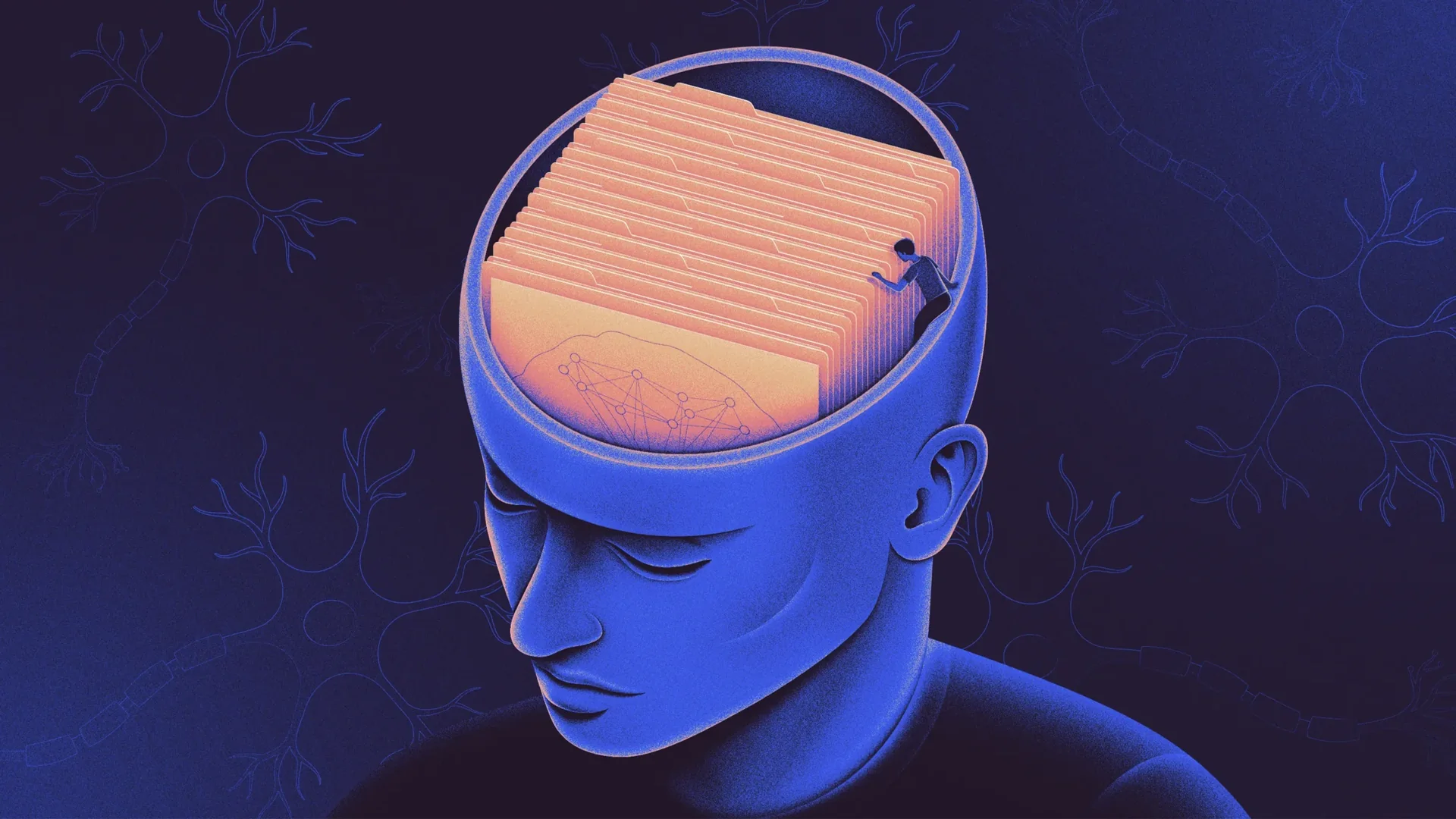 A close view of a person's hands over a laptop keyboard, with a row of large digits displayed one at a time on the screen against a plain background.